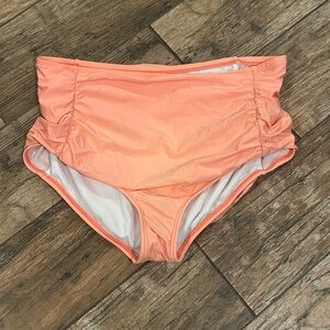 Gianni Bini Women's High-Waisted Swim Bottoms - Peach